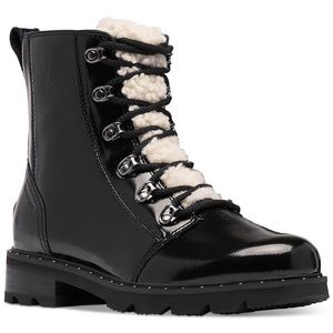 Sorel Lennox Lace Cozy boot in Black